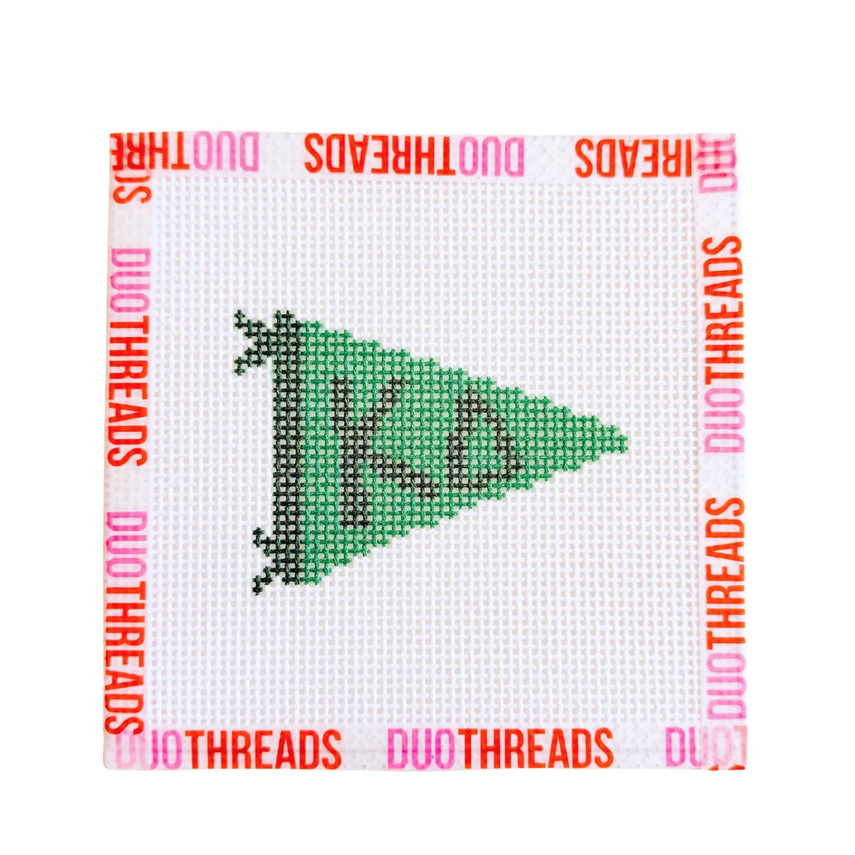 Duo Threads -  Needlepoint Canvas - Sorority Pennant