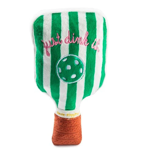Dog Toy - Pickleball Paddle - Green Stripe - Findlay Rowe Designs