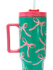 Mary Square - 40 oz Tumbler - Bows - Findlay Rowe Designs