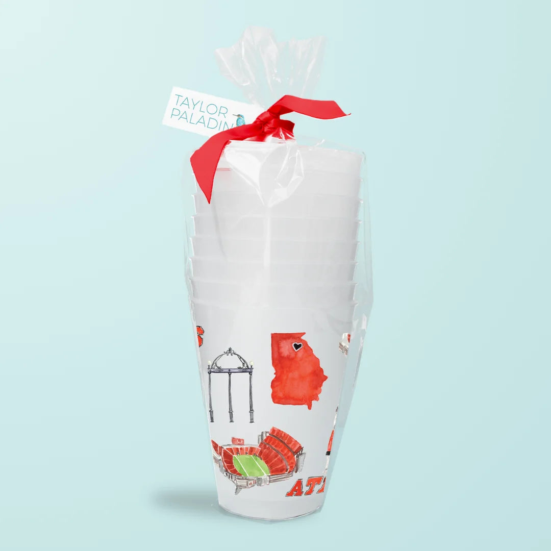 Taylor Paladino - Athens Pattern Cups - Set 8 - Findlay Rowe Designs