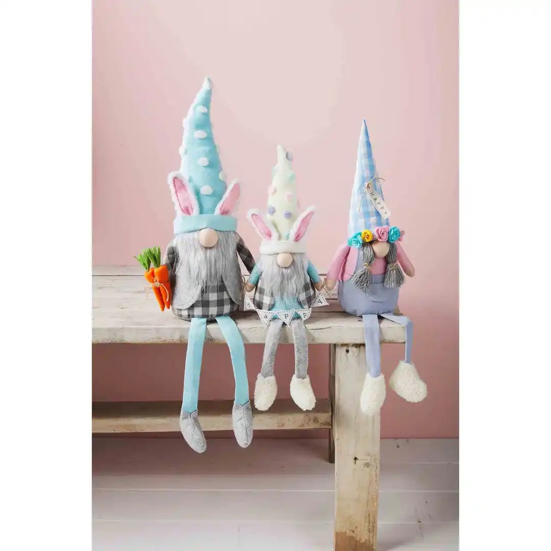 Mud Pie - Small Easter Dangle Leg Gnome - Findlay Rowe Designs