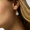 Julie Vos - Earrings - Jolie Midi - Aquamarine Blue - Findlay Rowe Designs