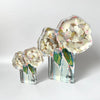 Lauren Dunn - Two Hydrangea Blooms Acrylic Block - Large - Findlay Rowe Designs