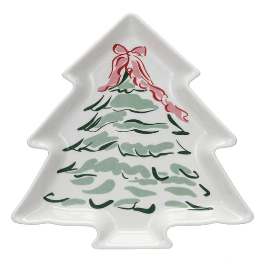 Plate - Stoneware Christmas Tree - Findlay Rowe Designs