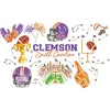 Swig - Frost Flex Party Cup - Tailgates in Clemson 20oz - Set of 8
