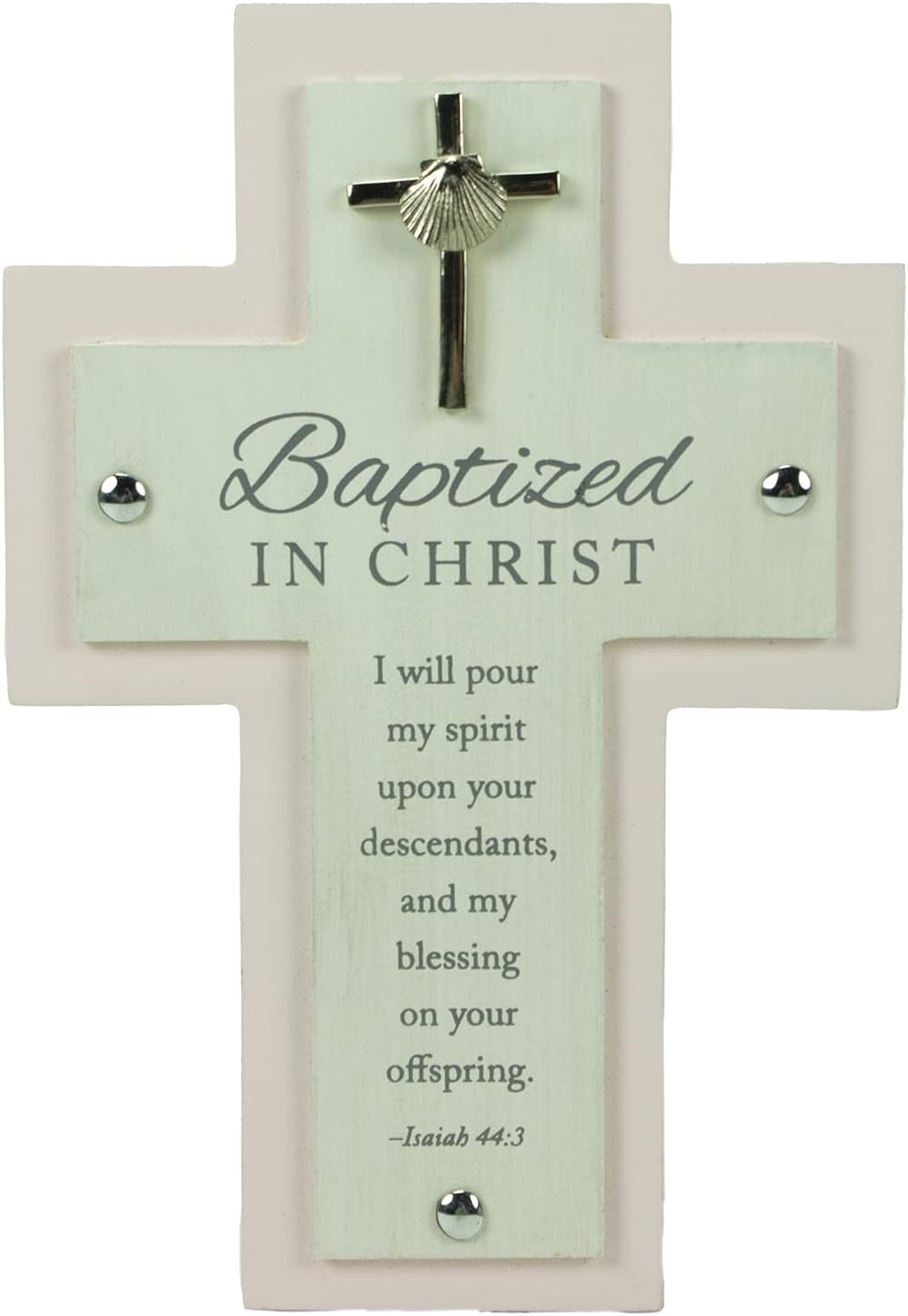The Baptized in Christ Cross - Pink - Findlay Rowe Designs