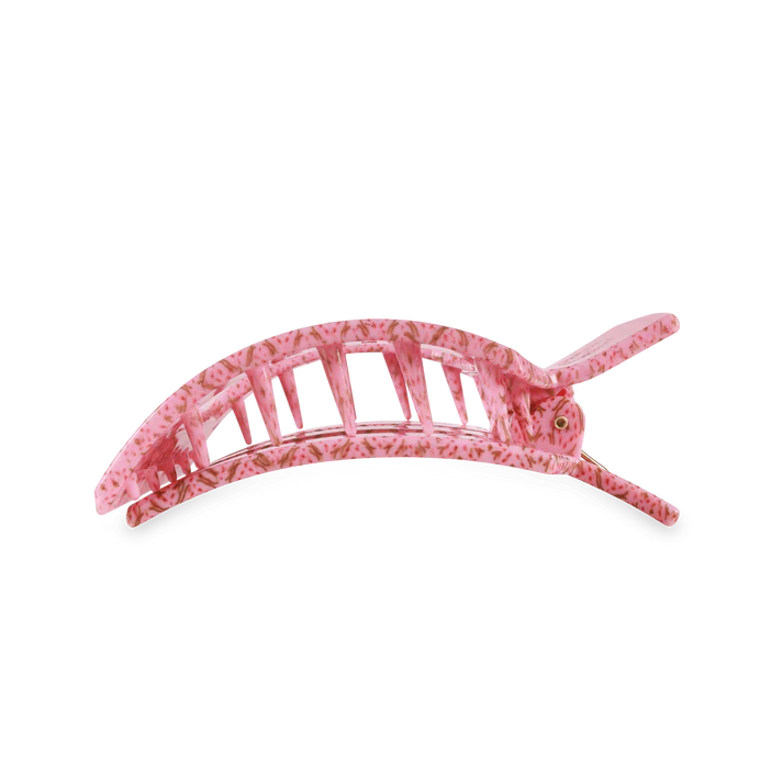 Teleties - Flat Round Hair Clip - Berry Cozy - Large