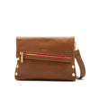 Hammitt - VIP Medium  Mahogany Pebble Brushed Gold - Red Zip - Findlay Rowe Designs