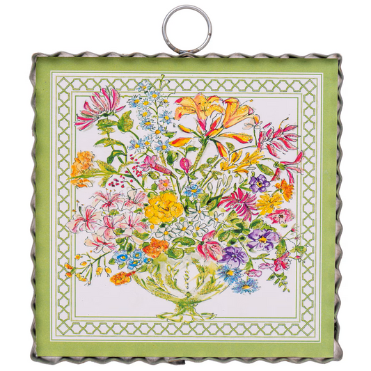 Rosanne Beck - Print - Mini Green Floral Arrangement - Findlay Rowe Designs