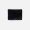 Hobo - Jill Bifold Wallet - Polished Leather - Black