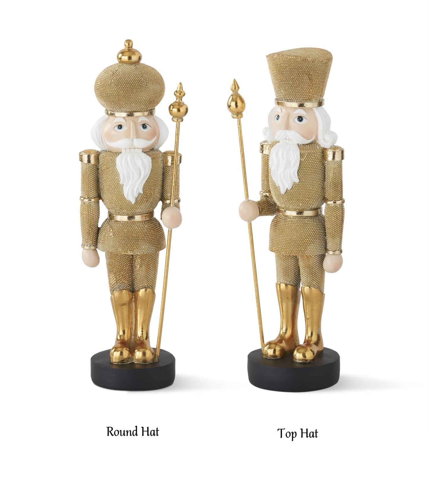 Nutcracker Soldier - Faux Beaded - Gold