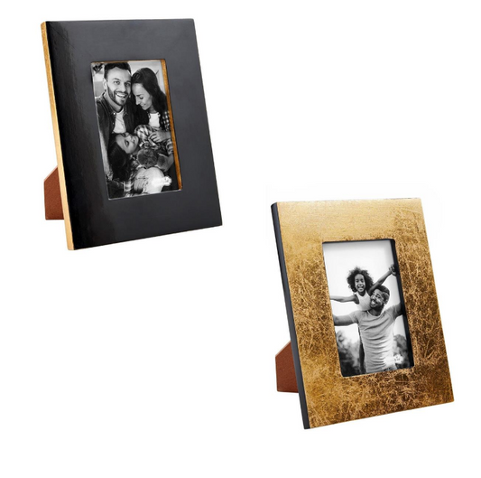 Mud Pie - Frame - Lacquer Black or Gold - 4x6 - Findlay Rowe Designs