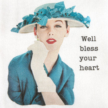 Southern Sisters- WELL BLESS YOUR HEART TOWEL