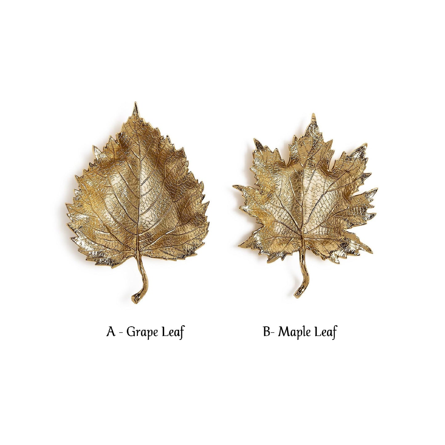 Golden Leaf Tray - Grape or Maple
