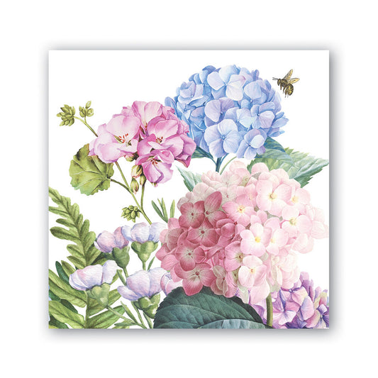 Michel Design Works - Cocktail Napkin - Wild Hydrangea - Findlay Rowe Designs