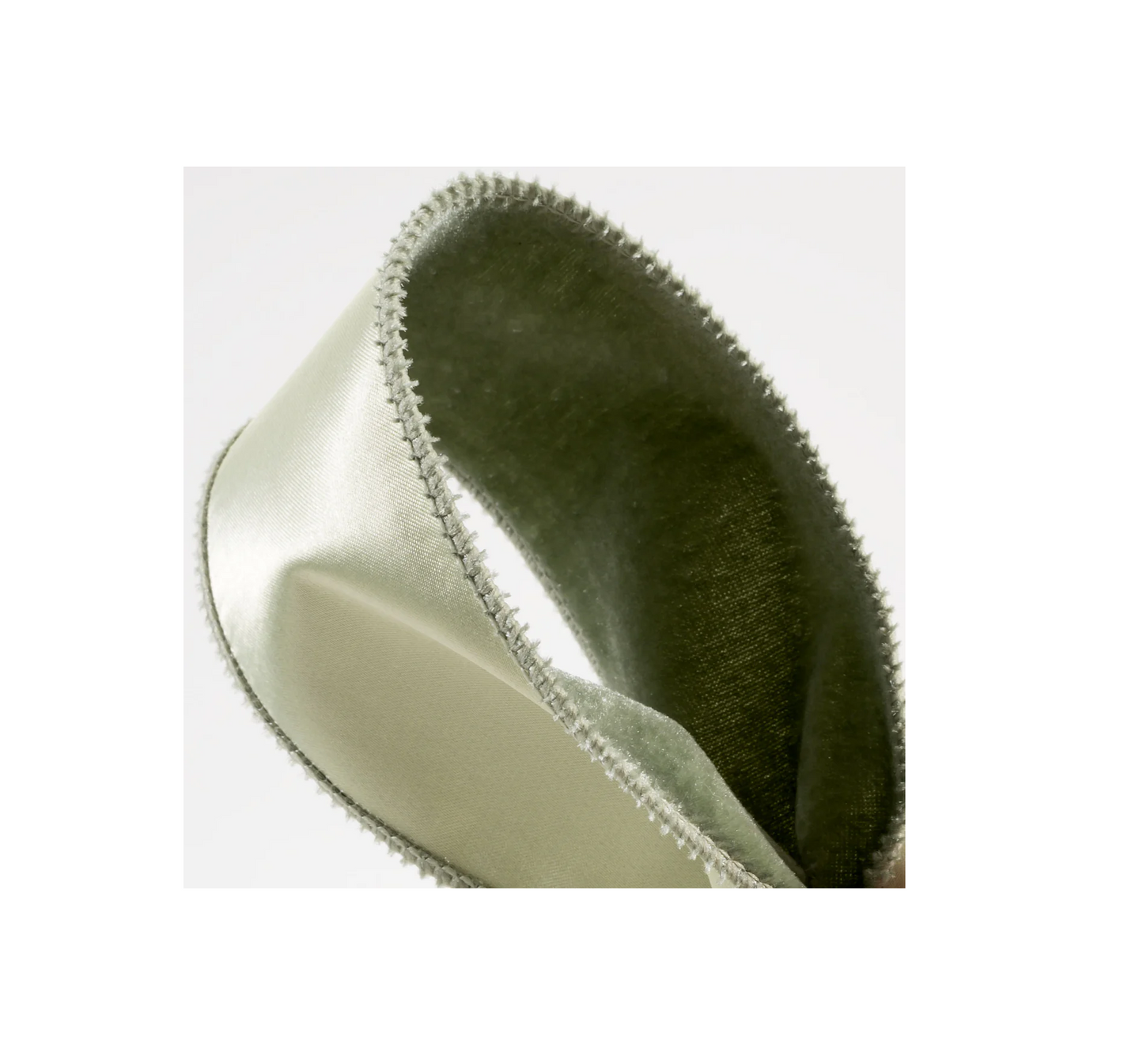 A&B Floral - Ribbon - 2.5in Velvet - Sage Green