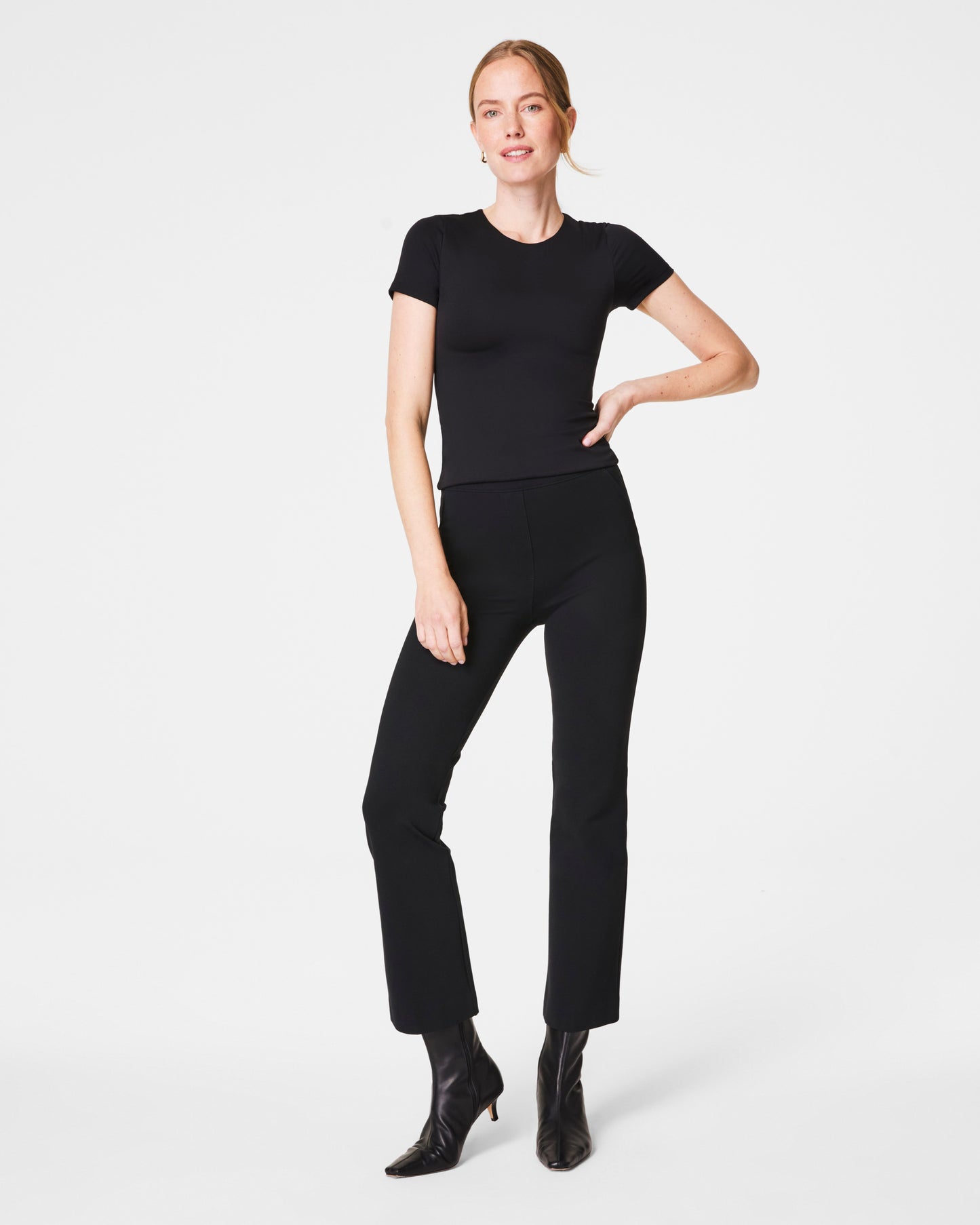 Spanx - Tee - Spanxsmooth Jersey Crewneck - Black - Findlay Rowe Designs