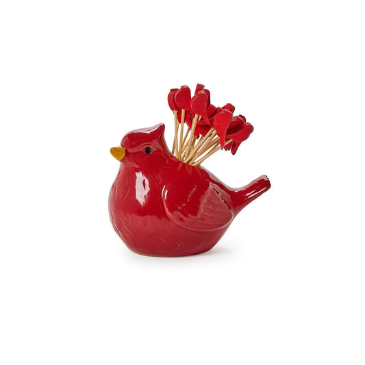 Toothpick Holder - Cardinal - Findlay Rowe Designs