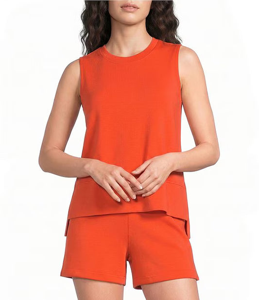 Spanx - AirEssentials Crewneck Tank - Sunset Coral - Findlay Rowe Designs