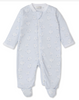 Kissy Kissy- Fleecy Sheep Blue Footie - Findlay Rowe Designs