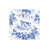 Caspari - Cocktail Napkins - Hunting Toile Blue