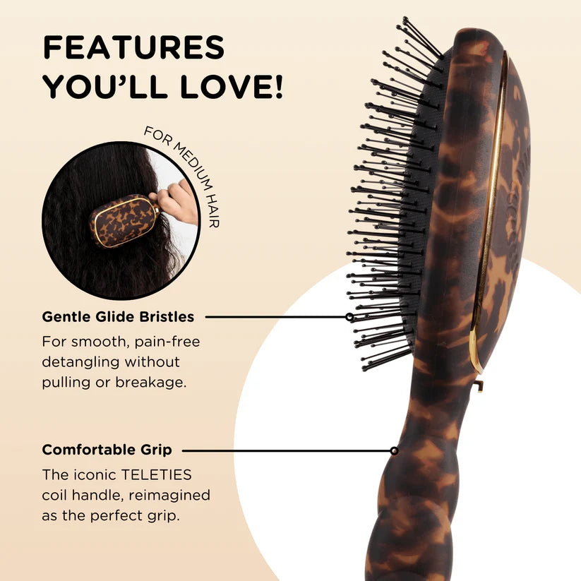 Teleties - Detangler Hair Brush for Medium Hair - Findlay Rowe Designs