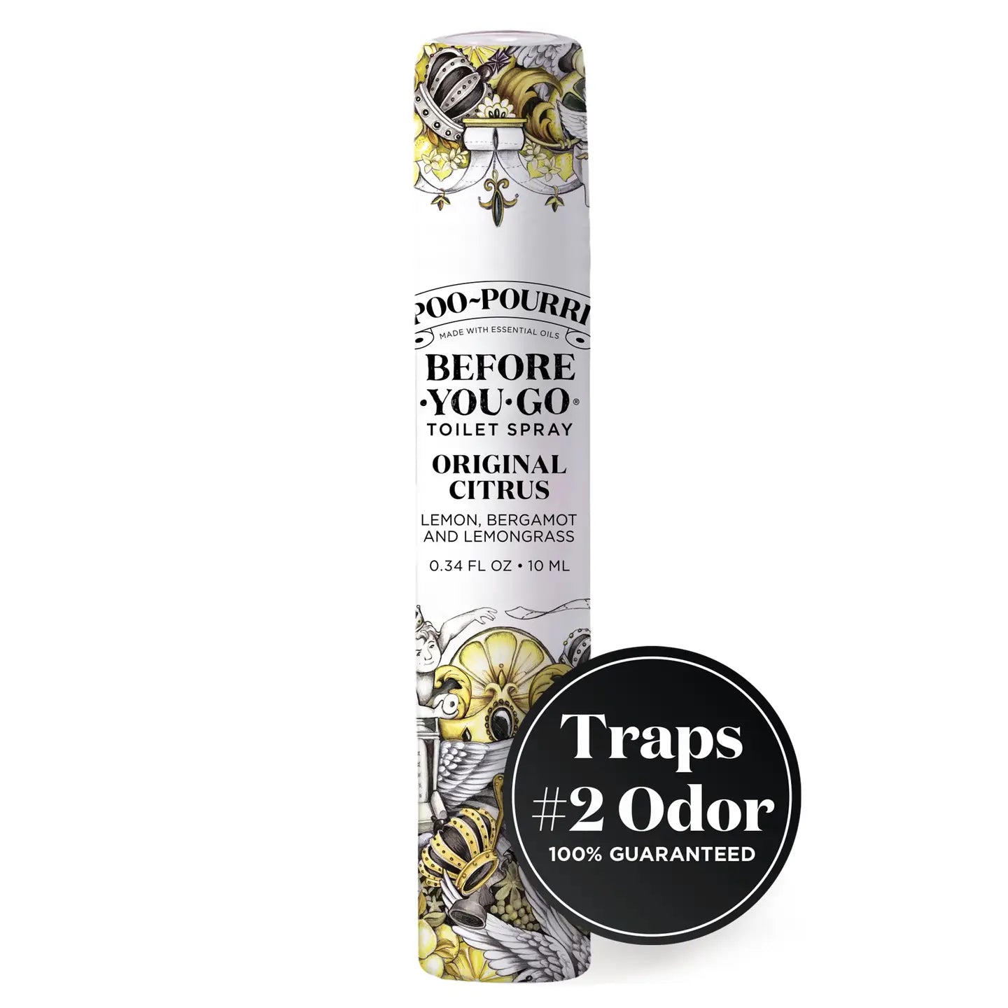Poo-Pourri - 10ml Travel Size Toilet Spray - Original Citrus - Findlay Rowe Designs