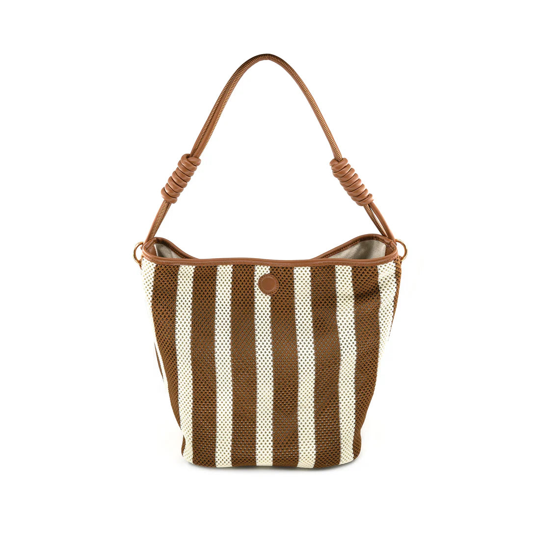 B&C Bags - Lisboa Bag - Tan Stripe Reversible - Findlay Rowe Designs