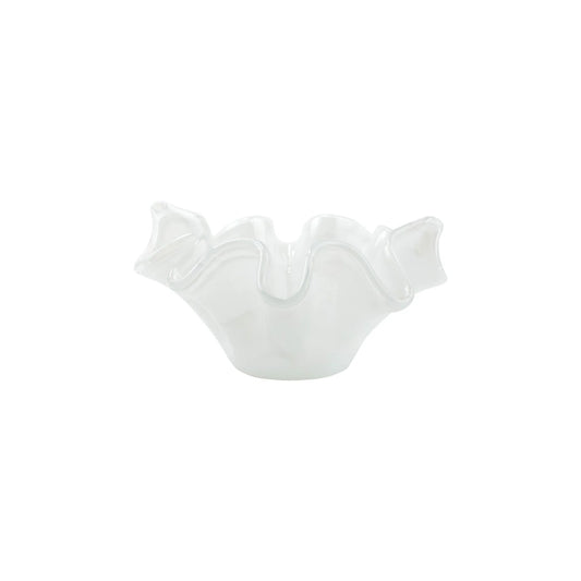 Vietri - Onda Glass White Small Bowl - Findlay Rowe Designs