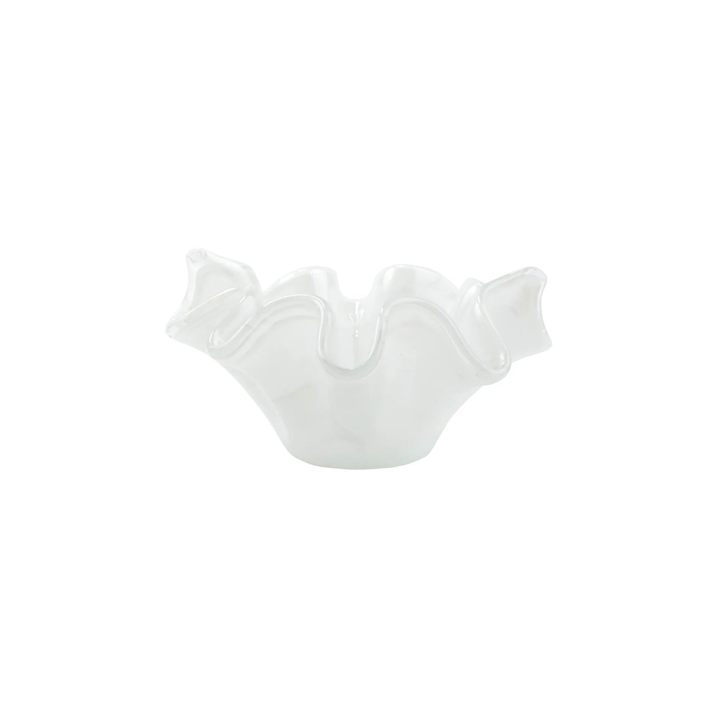 Vietri - Onda Glass White Small Bowl - Findlay Rowe Designs