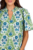Mud Pie - Top - Chase Flounce Sleeve - Green - Findlay Rowe Designs