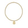 Enewton - Classic Gold 2mm Bead Bracelet - Blessing Small Gold Disc - Findlay Rowe Designs