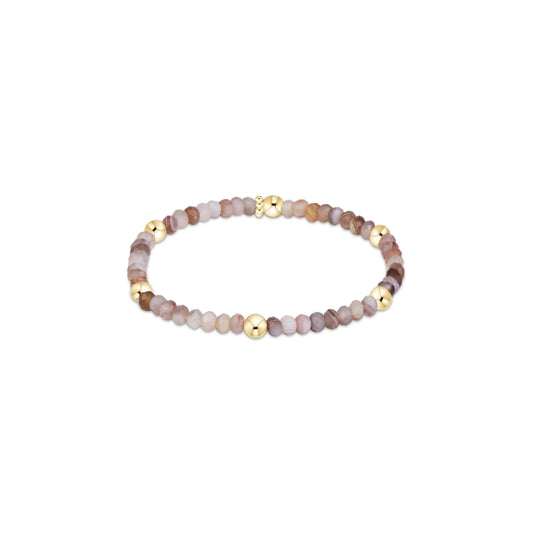 Enewton - Extends - Presence Gemstone 4mm Bracelet - Botswana Agate - Findlay Rowe Designs