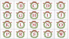 WREATH MONOGRAM TOWEL - Findlay Rowe Designs