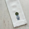 Arte Italica - Towel - Linen - Chinoiserie Boxwood Topiary