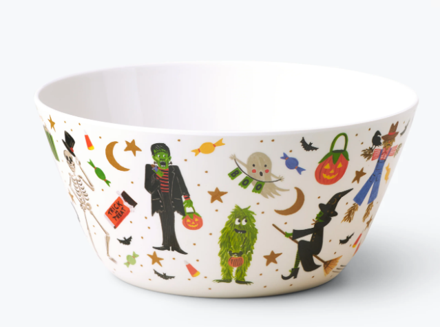 Rifle Paper Co - Melamine Serving Bowl - Halloween Parade - Findlay Rowe Designs