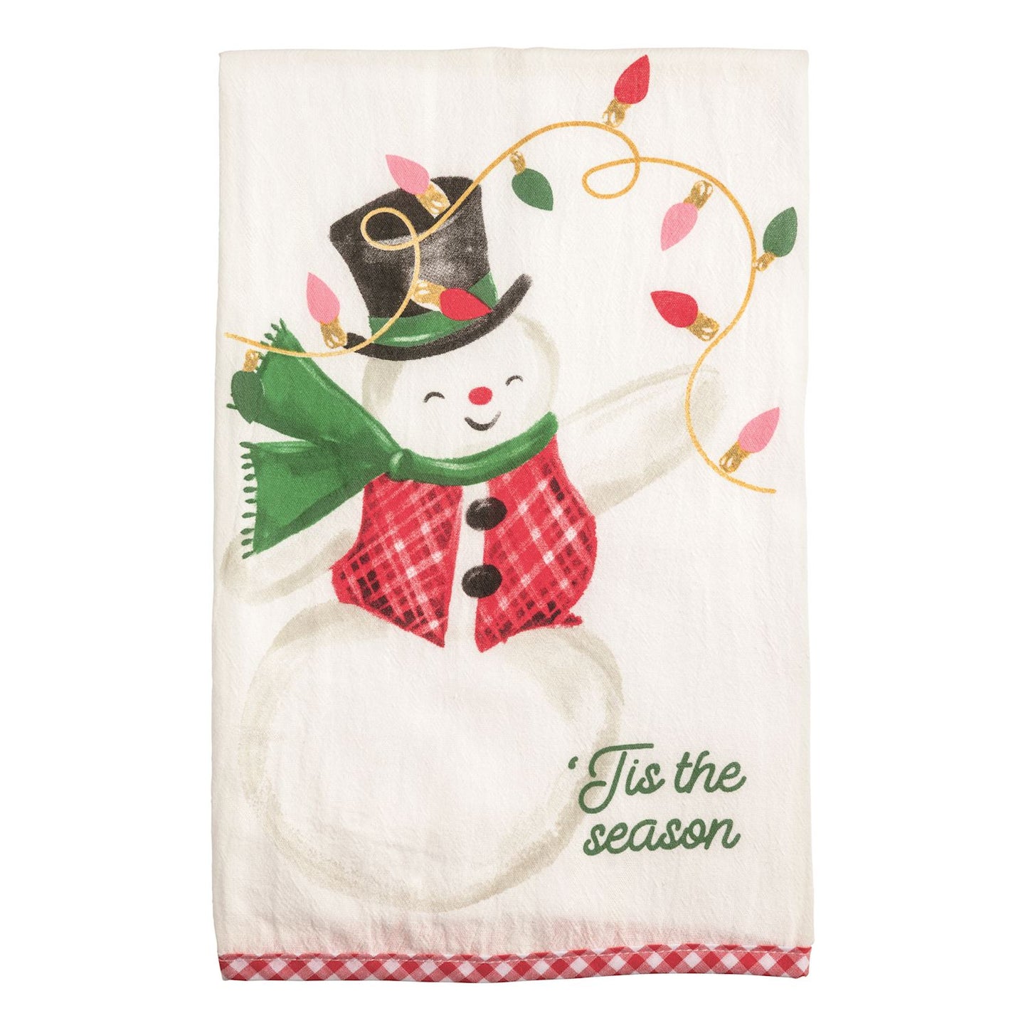 Mud Pie - Tea Towel - Hand Painted Style - Whimsy Christmas - Findlay Rowe Designs