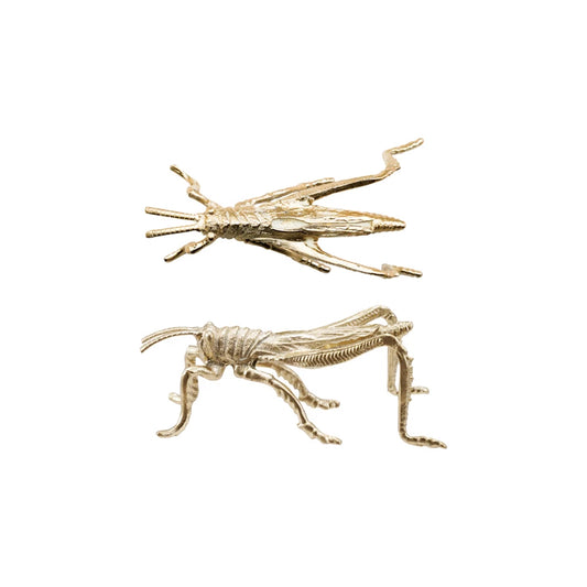 Grasshopper - Pewter - Gold Finish - Findlay Rowe Designs