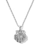 Kendra Scott - Necklace -  Lucia Shell Silver Short Pendant -  Sea Green Chrysocolla - Findlay Rowe Designs