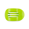 Teleties - Classic Medium Flat Round Hair Clip - Summer Brights Neon Green - Findlay Rowe Designs