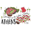Swig - Tumbler 12oz - Saturdays in Athens - Findlay Rowe Designs