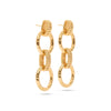 Earrings  - Cleopatra Regal Double Link - Gold - Findlay Rowe Designs