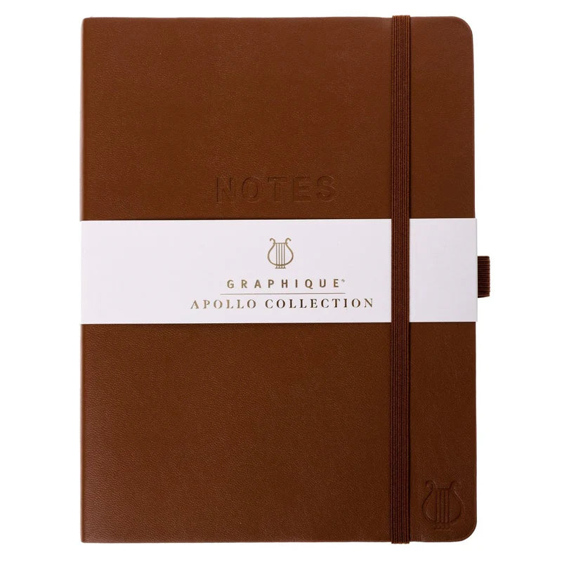 Graphique - Journal - Apollo Vegan Leather - Brown