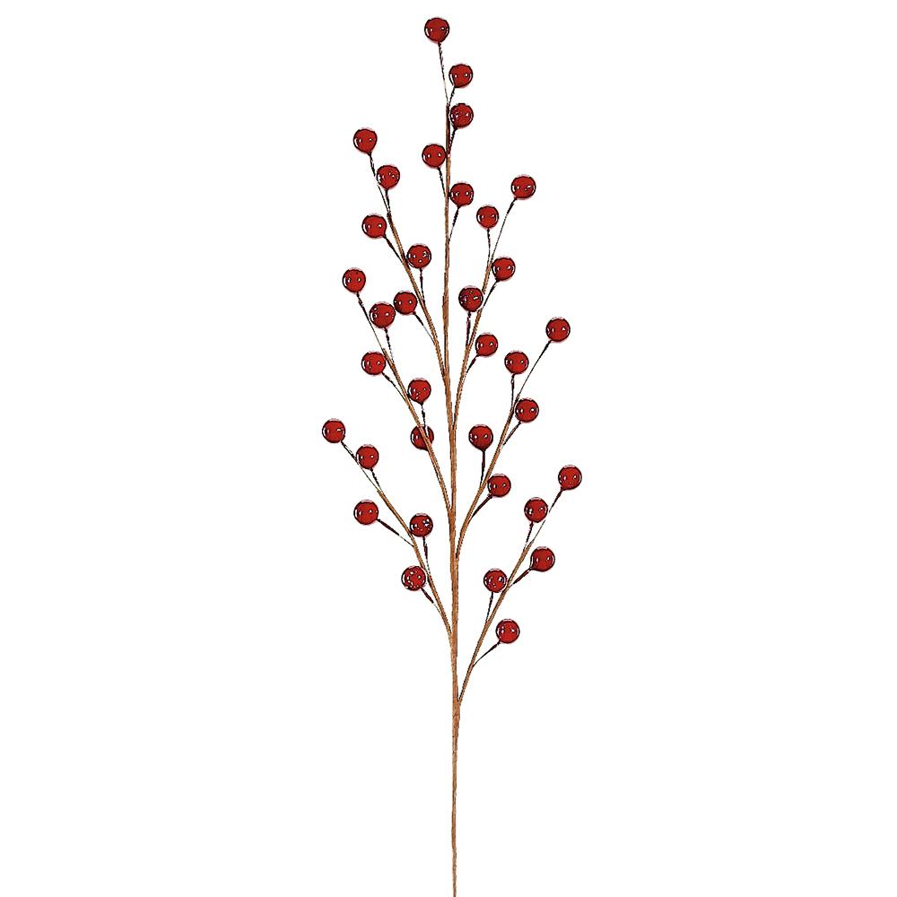 Allstate Floral - 19" Berry Spray - Red Shiny - Findlay Rowe Designs