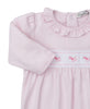 Kissy Kissy - Footie Classic Treasures - Pink White Stripes