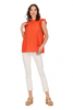 Mud Pie - Top - Alani Ruffle - Orange - Findlay Rowe Designs