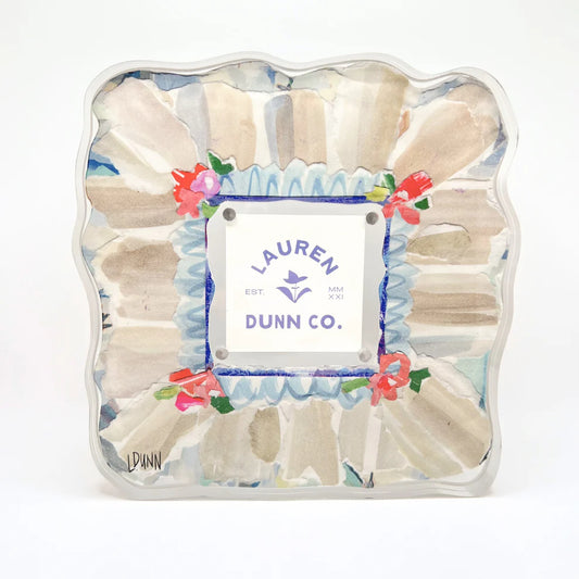 Lauren Dunn - Acrylic Frame - Linen 3x3 - Findlay Rowe Designs