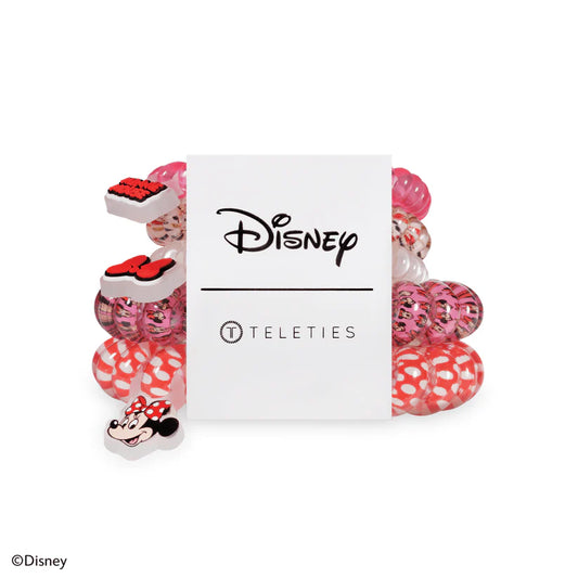 Teleties - Spiral Hair Ties - Minnie Mouse - Mix Pack - Findlay Rowe Designs