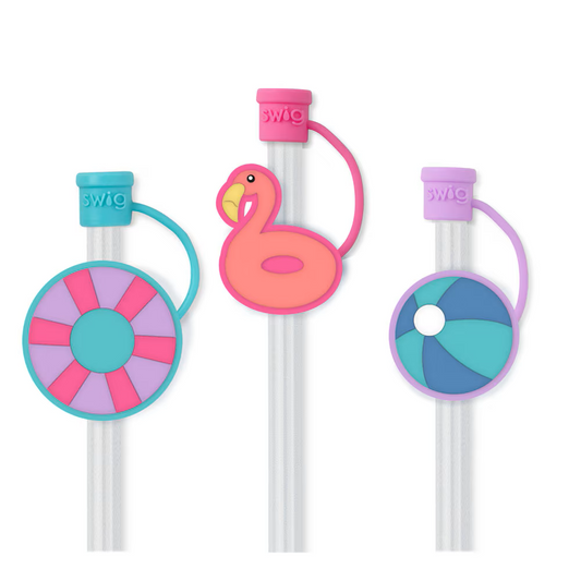 Swig - Straw Topper Set - Errbody in the Pool - Findlay Rowe Designs