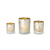 Candleholders - Tealight Frosted Forest Whimsy